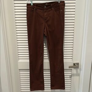 St. John's Bay Brown Straight Leg Jeans